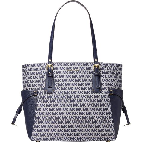 michael kors tote east west logo|voyager east west tote.